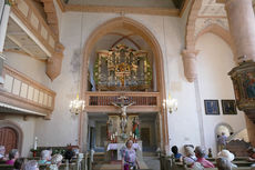 Sankt Crescentius on Tour in Ostheim und auf dem Kreuzberg (Foto: Karl-Franz Thiede)